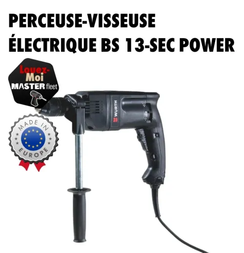 Perceuse visseuse électrique 1200W compact et puissante 110Nm WURTH BS 13 (2021-Germany)