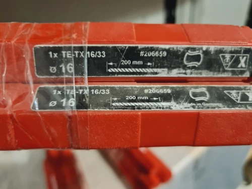 mèche béton SDS-Top - HILTI TE-TX 8-12-16-20-22mm (Germany)