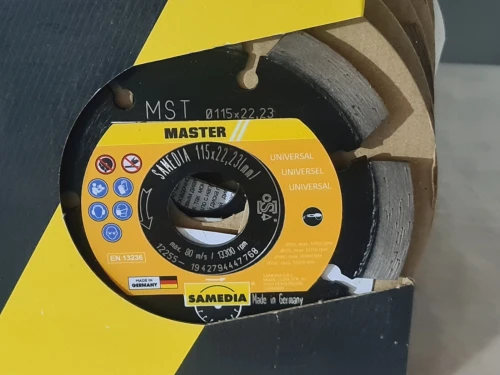 Disque diamant universel SAMEDIA MST 115 /125 /150 /230mm (EN 13236-Germany)