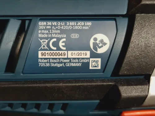  Visseuse perceuse 36V 4.0Ah - BOSCH GSR 36 VE-2-LI (neuf)