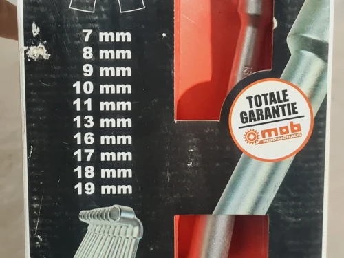 MOB - Jeu de 10 clé a pipe déboucher 6 pant de 7 à 19mm (France)