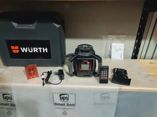 Laser rotatif rouge H/V 600m - WURTH RL5-14 (neuf)