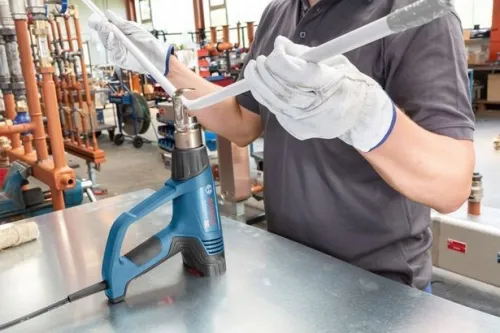Pistolet d'air chaud 2300W à réglage numérique de 50 à 650 C - BOSCH GHG 23-66 (Romania)