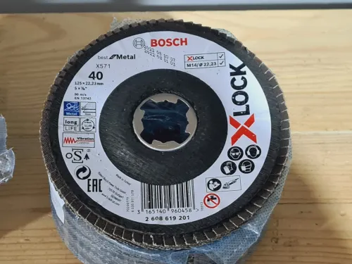 Meuleuse sans fil 125mm 18V 4.0Ah - BOSCH X-LOCK GWX 18V-10 SC neuf (BL-Germany)