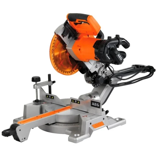 Scie à onglet radiale Ø254 mm AEG PS 254 L Turbo + LED + Laser