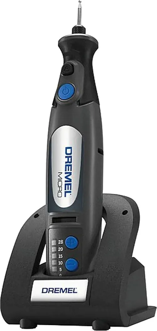 Dremel Micro - Outil Multifonction Rotatif Sans-fil 7,2V avec 35 Accessoires, Vitesse Variable