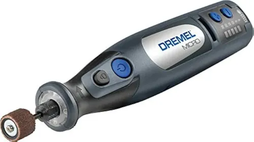 Dremel Micro - Outil Multifonction Rotatif Sans-fil 7,2V avec 35 Accessoires, Vitesse Variable
