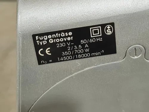  Rainureuse / Chanfreineuse des revêtements de sol PVC-P, PE - LEISTER Groover (BL-Switzerland)