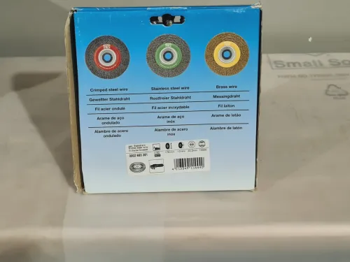 Brosse circulaire à fil torsadé du meuleuse Ø180 mm - fil inox 0,50mm OSBORN PRO (Germany)