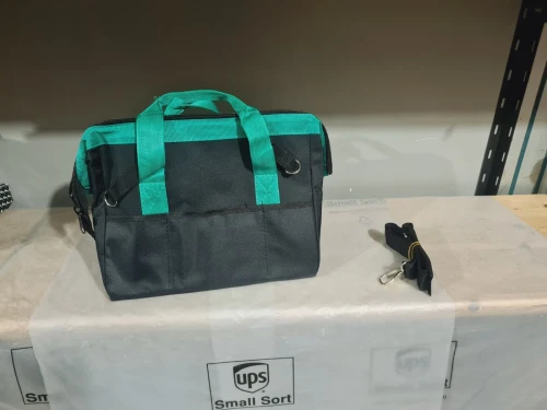 Sac à outil Noire/Vert 38x22x28 20 poche