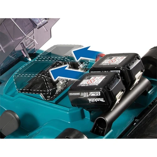 Tondeuse Sans Fil - MAKITA DLM432PT2 36V (18V+18V) 2 Batteries 5.0Ah + chargeur doublé (Romania)