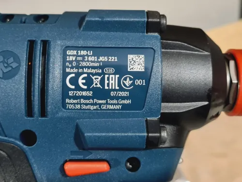 Visseuse à choc / boulonneuse 1/2" - BOSCH GDX 180-LI (SOLO)
