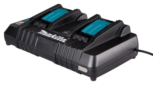 MAKITA DC18RD - Chargeur de batterie rapide doublée 14,4-18V 9+9 Ampère (utilisé/neuf)