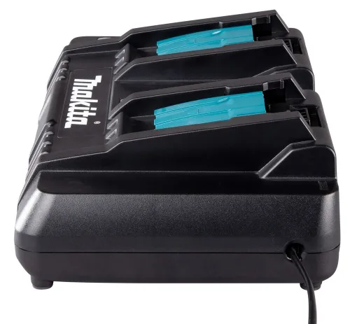 MAKITA DC18RD - Chargeur de batterie rapide doublée 14,4-18V 9+9 Ampère (utilisé/neuf)