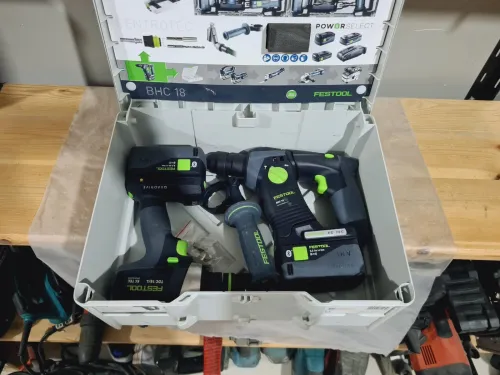 Kit FESTOOL 18V perforateur BHC 18 + Visseuse perceuse 4 vitesses TDC 18/4 (BL-2023-Czech)