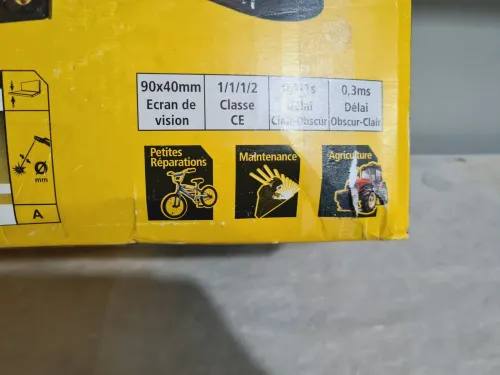 poste à souder inverter 160A + masque numérique - STANLEY STAR 4000 KIT (italy)
