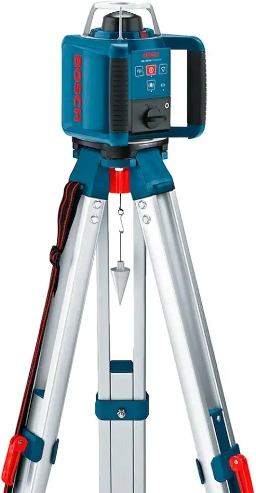 BOSCH BT 170 HD - Trépied Robuste 107-165cm Pour Laser Rotatif, Station Totale, Théodolithes, GPS
