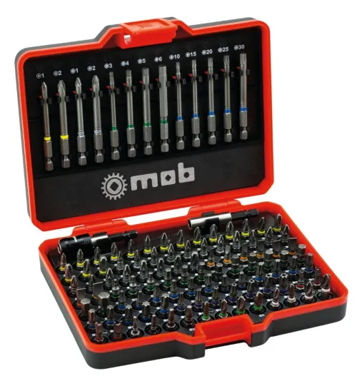 Coffret d'embout de visage - MOB MONDELLIN 113 pièces (norme NF ISO 1173/DIN 3126)