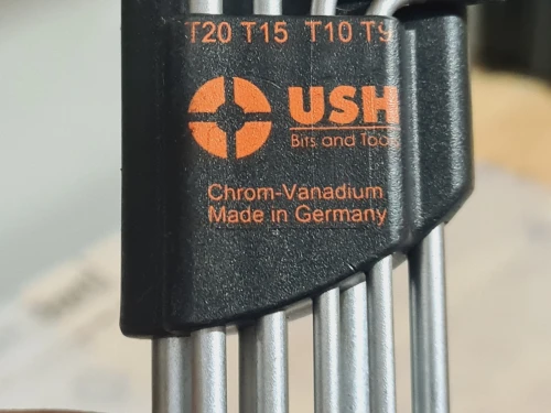 USH - Jeu clé Torx original 8 pcs T9.10.15.20.25.27.30.40 (Germany)