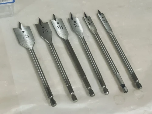 Jeu de 6pcs mèches plats pour Bois 10,12,16,18,20,25mm - KRINO