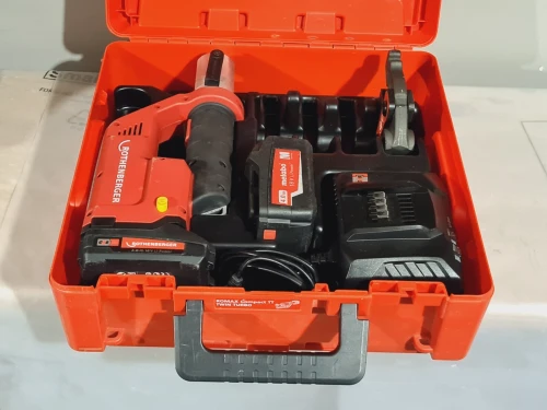 Sertisseuse hydrolique 18V 21Kn ROTHENBERGER ROMAX compact twin turbo machoire TH16 (Germany)