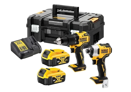 Kit perceuse à percussion + Visseuse à choc - DEWALT DCK2062M2T (BL)