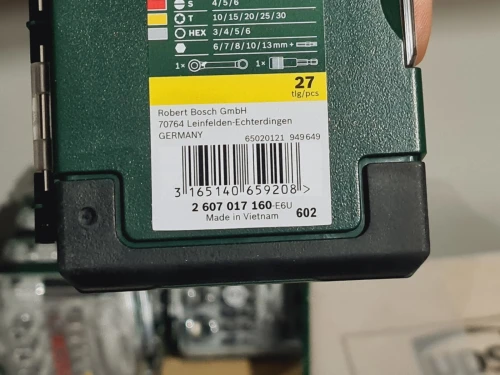 BOSCH - Coffret embout et douille à cliquet 27 pièces