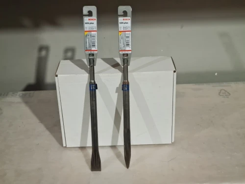 Burin SDS-Plus 250mm pointu / plat - BOSCH long life (italy)