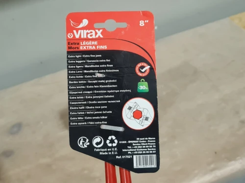 VIRAX 0170 - Clé à molette extra légère à mors fins 6",8",10" (Europe)