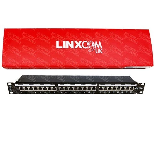 Panneau de Brassage CAT6A STP 1U 24 Ports