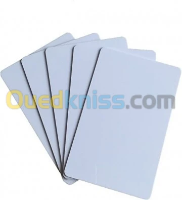 CARTE PVC BLANCHE