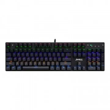 CLAVIER MÉCANIQUE GAMING KL-138 RGB BLUE DRINKEY KIWI SWITCH 25 TOUCHES JEDEL