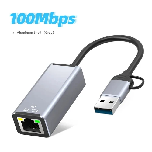 Carte réseau USB 3.0 de type C, 1000Mbps /REF:1317