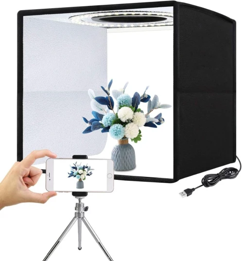 LIGHT BOX PHOTO STUDIO LED 60X60X60CM /Ref : 7021