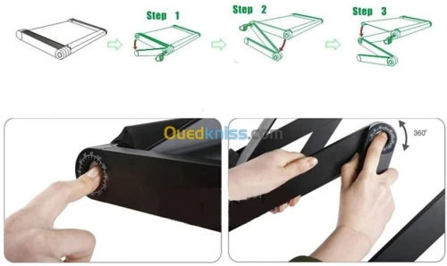 TABLE LAPTOP REFROIDISSEUR PLIABLE _ T8