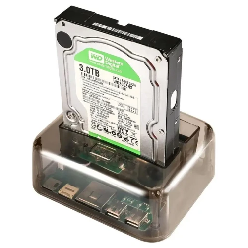 DOCKING HDD STATION D ACCUEIL USB 2.0 2.5" 3.5" 2 HDD IDE/STA + SD USB3.0_S8 /REF: 2826