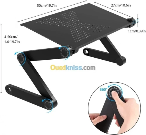 TABLE LAPTOP REFROIDISSEUR PLIABLE _ T8