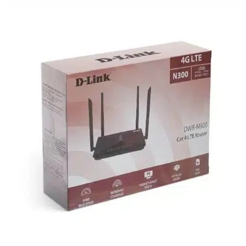 MODEM ROUTEUR D-LINK 4G LTE N300 DWR-M920 04 ANTENNES