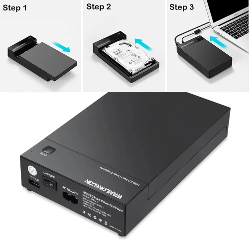 DOCKING HDD STATION D ACCUEIL (RACK) 01 HDD SATA USB 3.0 /REF : 6810