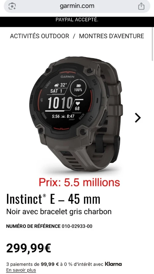 Montres GARMIN 