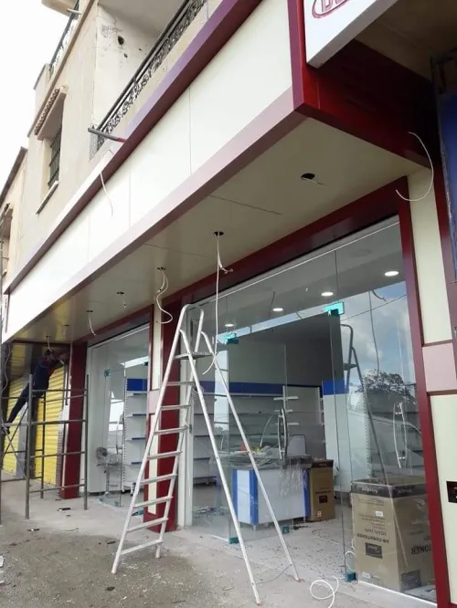 Revêtement de Façade en alucobond mur rudo