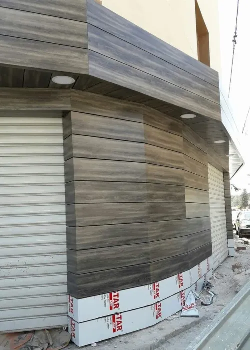 Revêtement de Façade en alucobond mur rudo