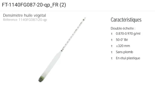 Densimetres ALLA FRANCE