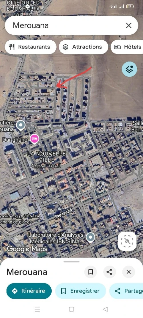 Vente Terrain Batna Merouana