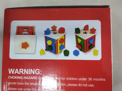 Jouet éducatif les formes en bois