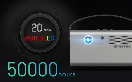 Data show byintek R17 4k smart android 9.0 avec batterie 5,200 mHA