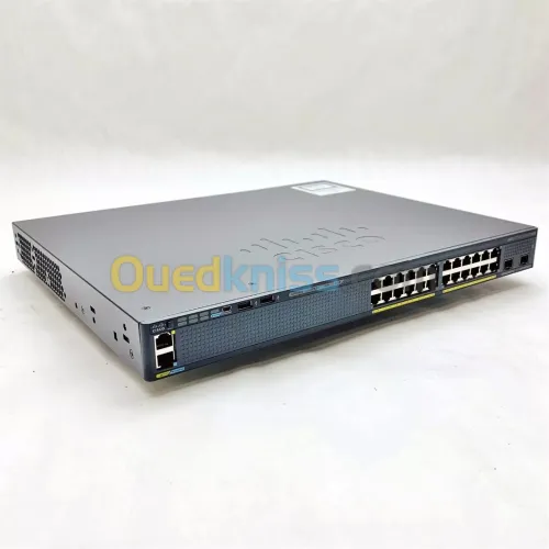 Switch Cisco Catalyst WS-C2960X-24PD-L | 24 Ports Gigabit PoE+ | 2x SFP+ 10G