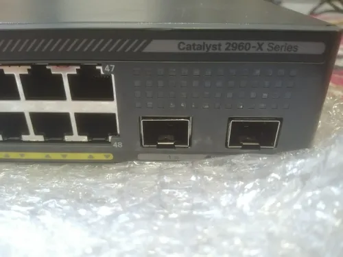 Switch Cisco Catalyst 2960-X Manageable, 48 Ports Giga, 2 Ports SFP+ 10G, PoE