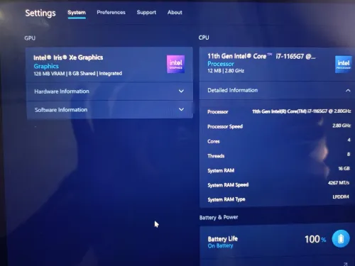 Microsoft surface pro 7 plus, écran fissuré mais tactile fictonne normal