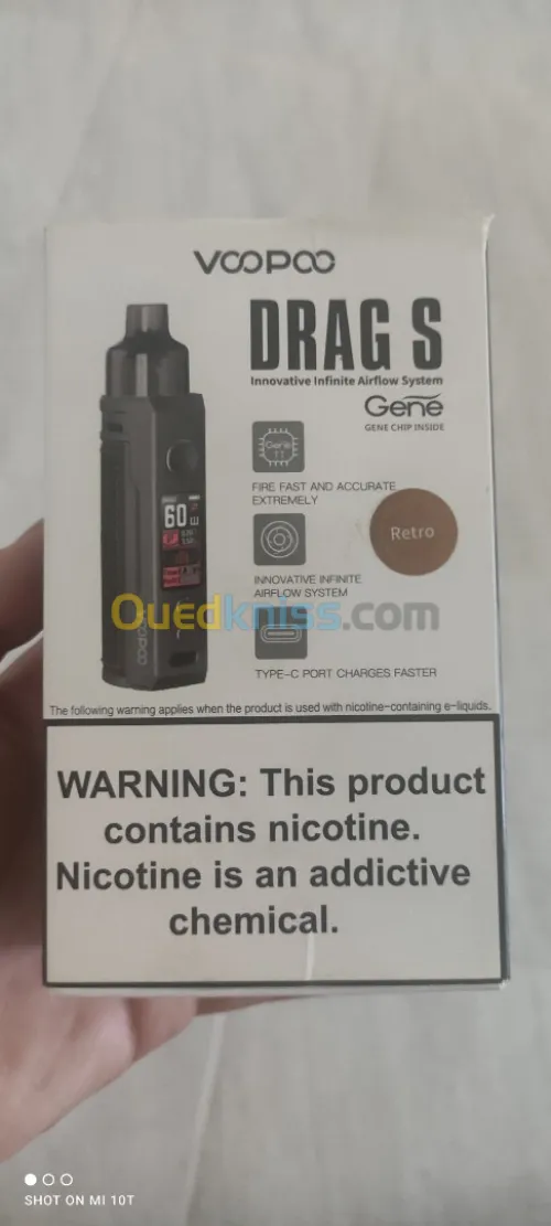 Voopoo drag s gene chip inside 